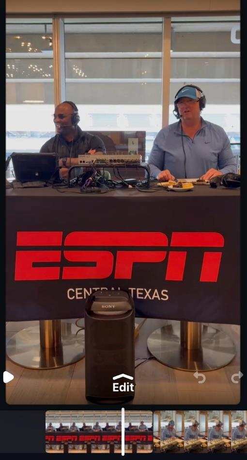 ESPN Central Texas broadcast
