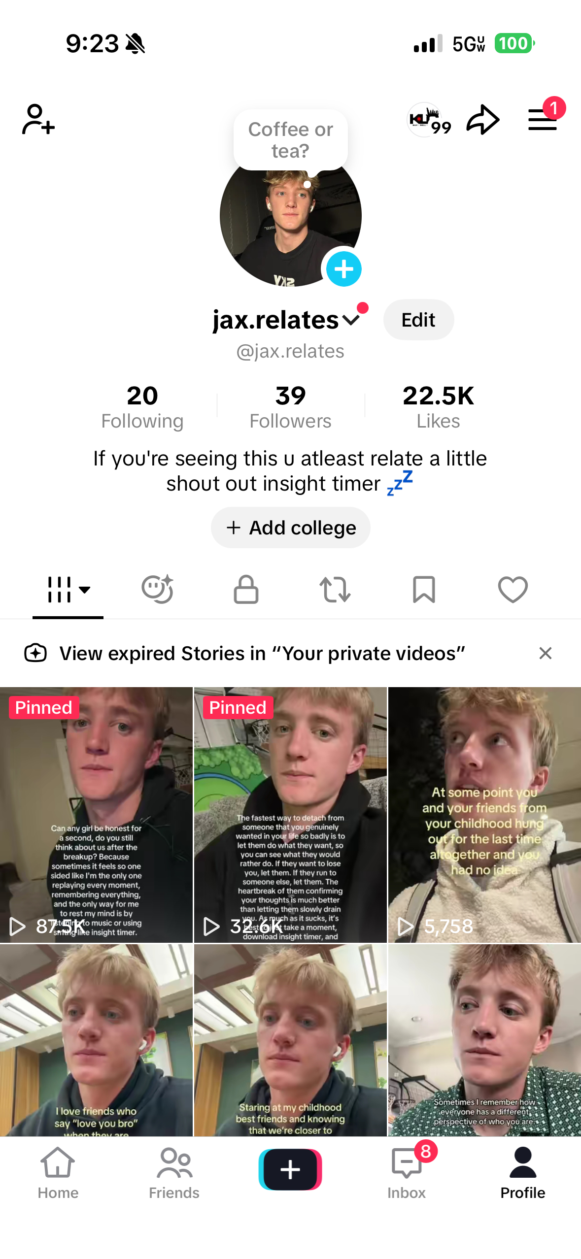 Insight Timer TikTok profile